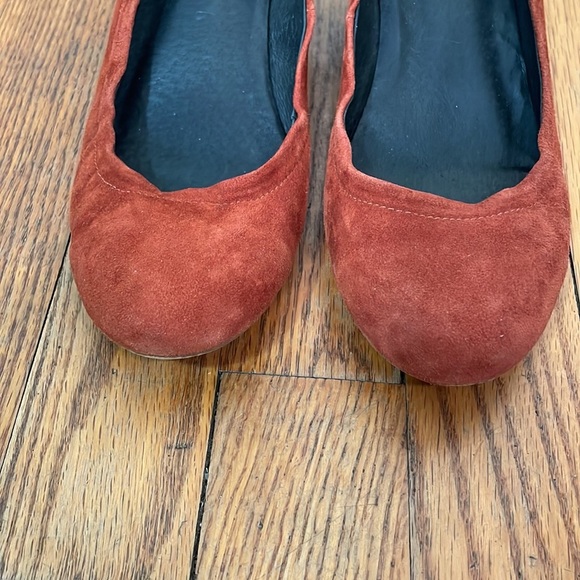 Free People Jeffrey Campbell Burnt Orange Suede Cyndi Block Heel Women’s Size 8 - Picture 3 of 10